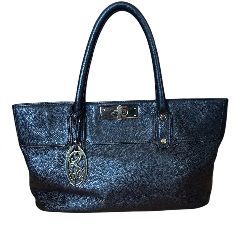 Onna Ehrlich Pebbled Leather Tote | Chocolate Brown Work Bag | Quiet Luxury - Picture 4 of 15
